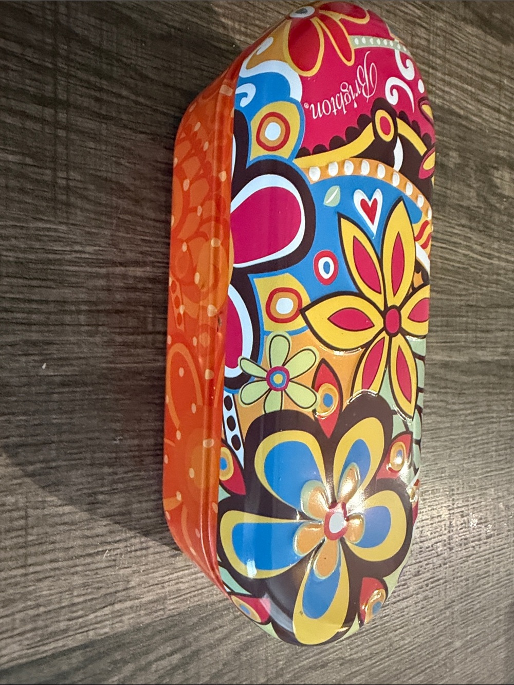 Brighton hard case for eyeglasses. Colorful Floral Eyeglass Case